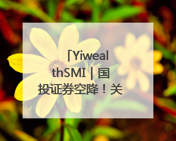 YiwealthSMI｜国投证券空降！关税事件刷屏！